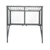 Cat Window Catio, Cat Outdoor Enclosure with Sun Sheet Roof, Wall Mounted Wood Cat Window Perch House, Weatherproof Window Box, Dark Gray