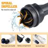 2-in-1 Aquarium Gravel Cleaner & Siphon Pump, Battery Powered Dirt/Fish Waste Remover, Adjustable Tubes for Small/Medium/Large Fish Tanks